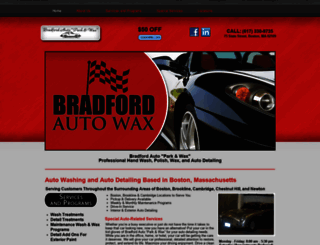 bradfordautowax.com screenshot