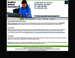 bradfordbilling.com screenshot