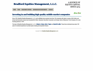 bradfordequities.com screenshot