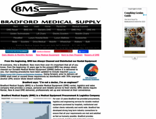 bradfordmedicalsupply.com screenshot