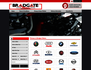 bradgate-motors.co.uk screenshot