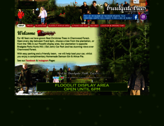 bradgatetrees.com screenshot