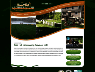 bradhulllandscaping.com screenshot
