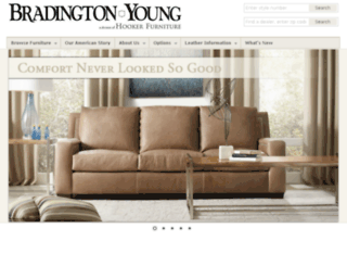 bradington-young.com screenshot