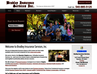 bradley-insurance.com screenshot