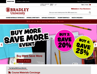 bradley.bncollege.com screenshot