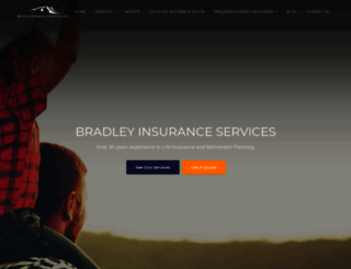 bradleyinsuranceservices.com screenshot