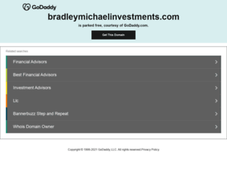 bradleymichaelinvestments.com screenshot