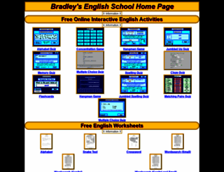 bradleys-english-school.com screenshot