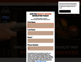 bradleysmoker.com screenshot