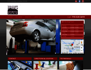 bradsautomotiverepair.com screenshot