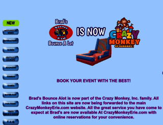 bradsbouncealot.com screenshot