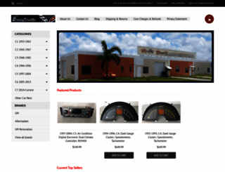 bradscorvettes.com screenshot