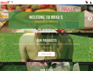 bradsrawchips.com screenshot