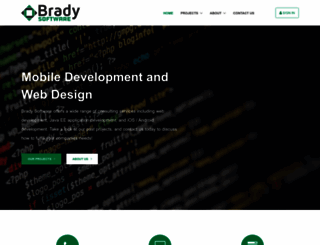 brady-software.com screenshot