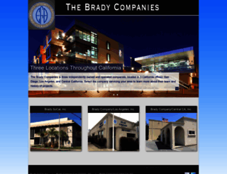 brady.com screenshot