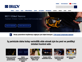 brady.com.tr screenshot