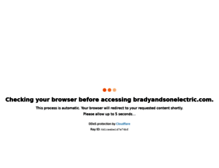 bradyandsonelectric.com screenshot