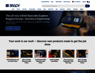 bradycorp.com screenshot