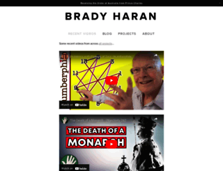 bradyharanblog.com screenshot