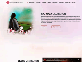 brahmakumaris.com screenshot