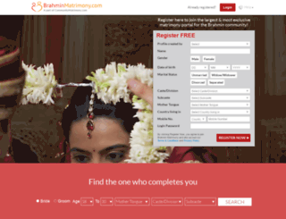 brahminshaadi.com screenshot