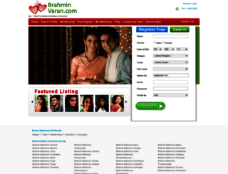 brahminvaran.com screenshot