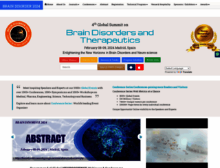 braindisorders.neurologyconference.com screenshot