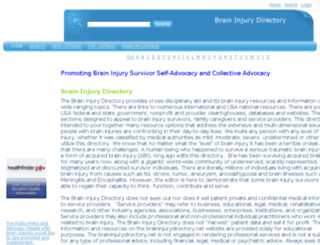 braininjurydirectory.net screenshot