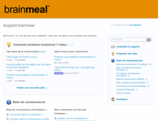 brainmeal.uservoice.com screenshot