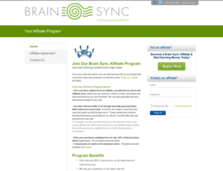 brainsync.myosiaffiliate.com screenshot