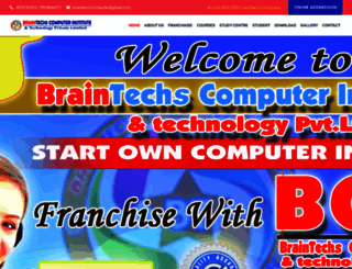 braintechscomputer.in screenshot