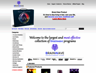 brainwaveentrainmentstore.net screenshot