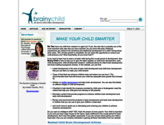 brainy-child.com screenshot