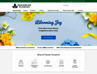 bramblesflorist.com screenshot