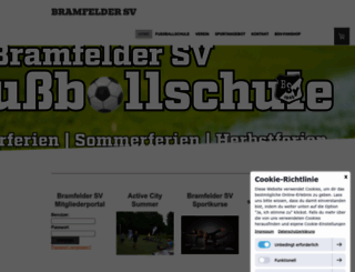bramfelder-sv.com screenshot