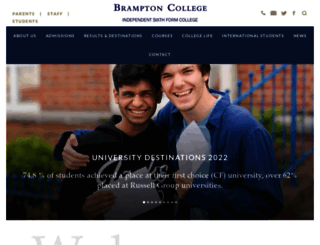 bramptoncollege.com screenshot