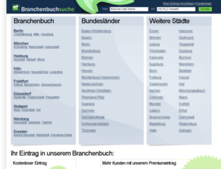 branchenbuchsuche.de screenshot
