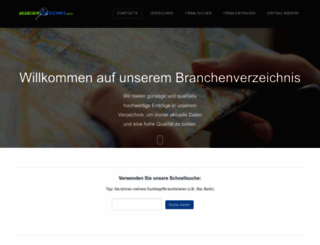 branchenverzeichnis.info screenshot