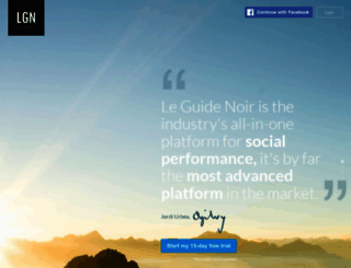 brand.leguidenoir.com screenshot