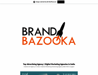 brandbazookaadvertising.wordpress.com screenshot