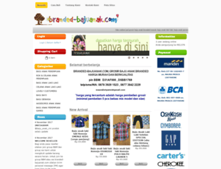 branded-bajuanak.com screenshot