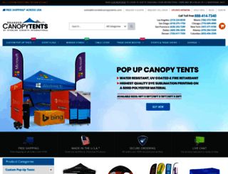 brandedcanopytents.com screenshot