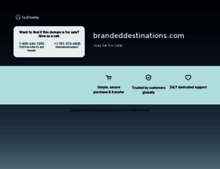 brandeddestinations.com screenshot