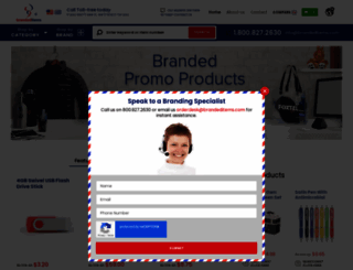 brandeditems.com screenshot
