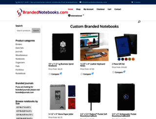 brandednotebooks.com screenshot