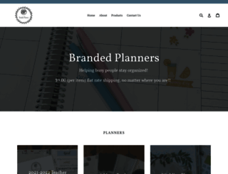 brandedplanners.com screenshot