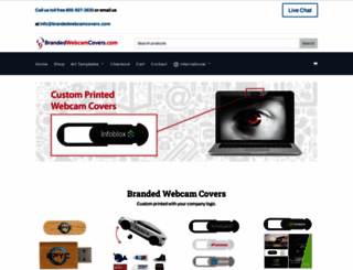 brandedwebcamcovers.com screenshot