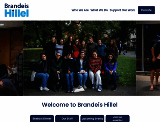 brandeishillel.org screenshot