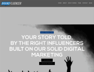 brandfluencer.com screenshot